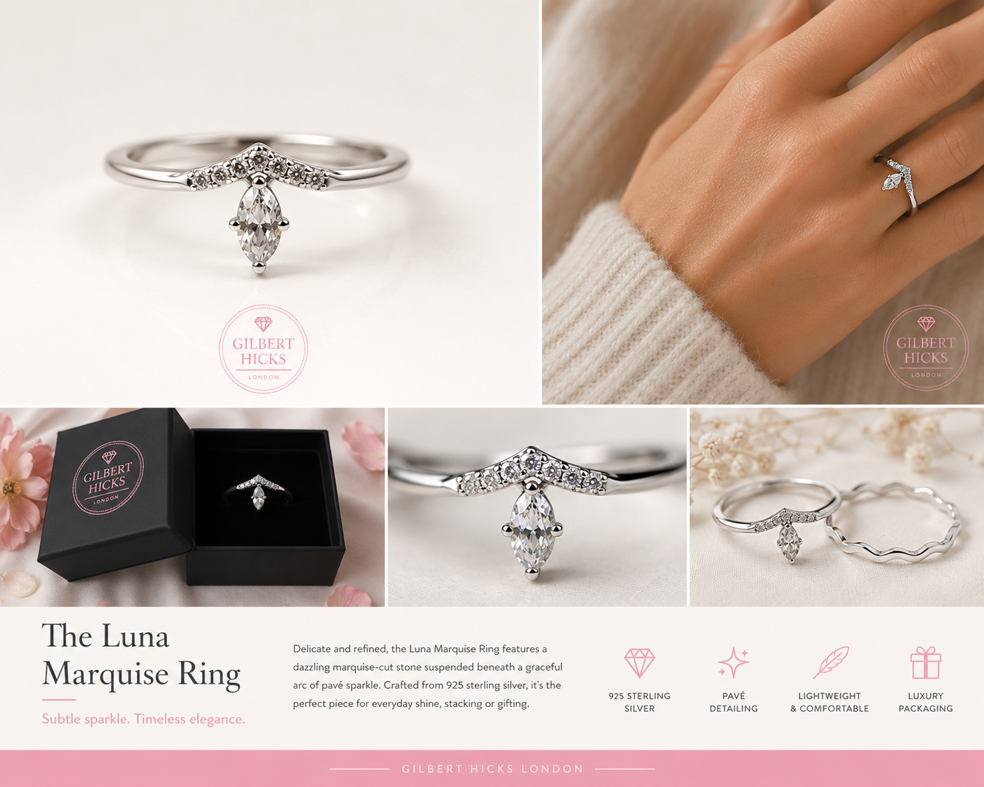 Luna Marquise Ring