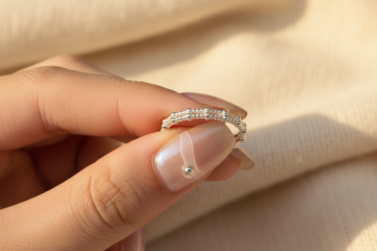Ring - cream cashmere